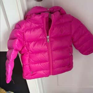 Ralph Lauren Kids Pink Puffer Jacket